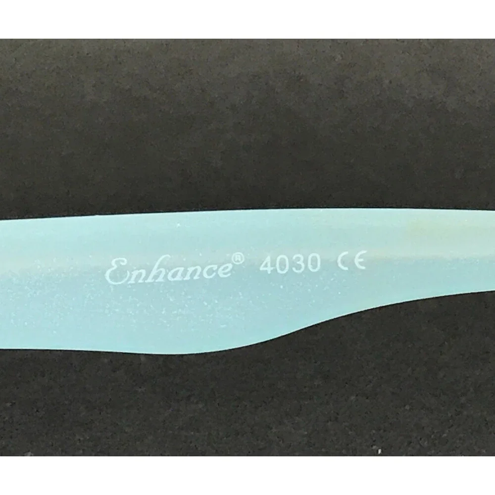 Enhance Eyeglasses Frames 4030 MATTE BLUE SKY Rectangle Full Rim 53-16-143